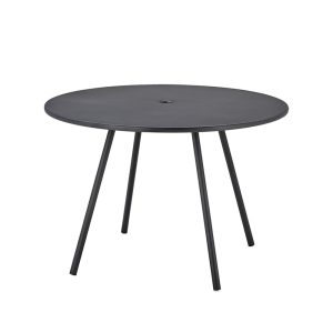 AREA SPISEBORD, DIA. 110 CM LAVA GREY, ALUMINIUM