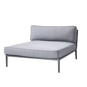 CONIC DAYBED MODUL LIGHT GREY, CANE-LINE AIRTOUCH