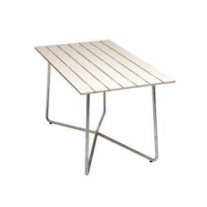 BORD B25A 120, HVIT EIK