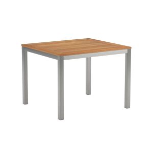 TABOELA TABLE 80X80CM WITH TEAK TABLETOP