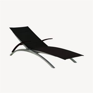 OZON STACKABLE LOUNGER BLACK BATYLINE