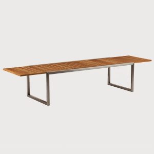NINIX EXTENDABLE TABLE 100X240/360 WITH STAINLESS STEEL