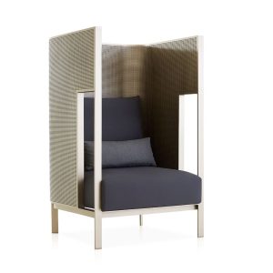 SOLANAS COCOON LOUNGE CHAIR WARM GOLD