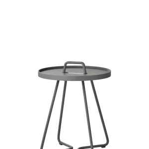 ON-THE-MOVE SIDEBORD LITEN LIGHT GREY, ALUMINIUM