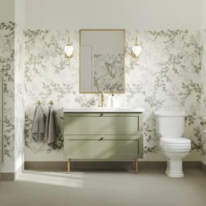 Aqua Chambray Moss
