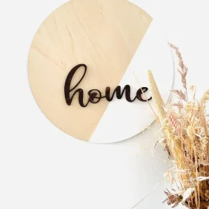 Skilt - Home - 38×38 cm