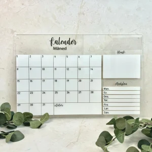 Kalender med ukesmeny - 60×40 cm