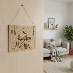 Ramadanskilt "Ramadan Mubärak"